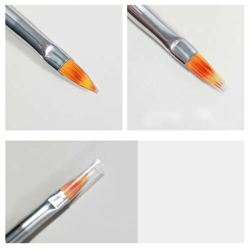 1pcs Nail Art Brush Gel Brush for Nail Art Ombre Soft Gradient Brush for Manicure Nail Polish Drawing Painting UV Gel Decor Pen