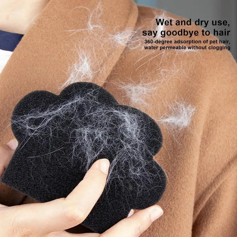 2In 1 Pet Hair Remover Cat Claw Shape Laundry Ball Washing Machine Lint Catcher Reusable Cloth Sofa Cat Dog Hair Cleaning Sponge