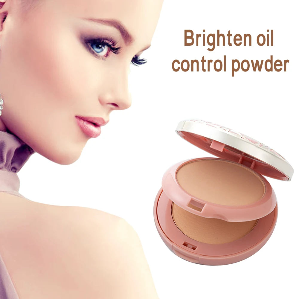 TLM Face Loose Powder Cushion Powder Oil-Control Concealer Matte Smooth Finish Concealer Makeup Pressed Powder TSLM1