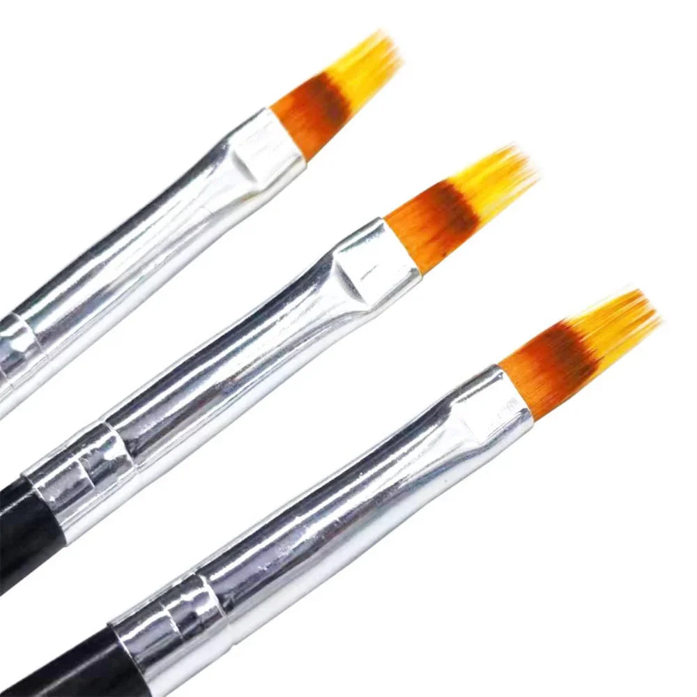 1pcs Nail Art Brush Gel Brush for Nail Art Ombre Soft Gradient Brush for Manicure Nail Polish Drawing Painting UV Gel Decor Pen
