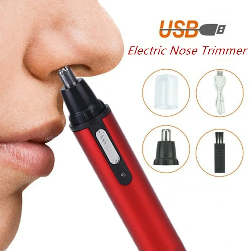 Electric Nose Hair Trimmer Removal Multifunctional Rechargeable Ear Hair Removal Shaver Face Neat Clean Trimmer Razor Care Tool