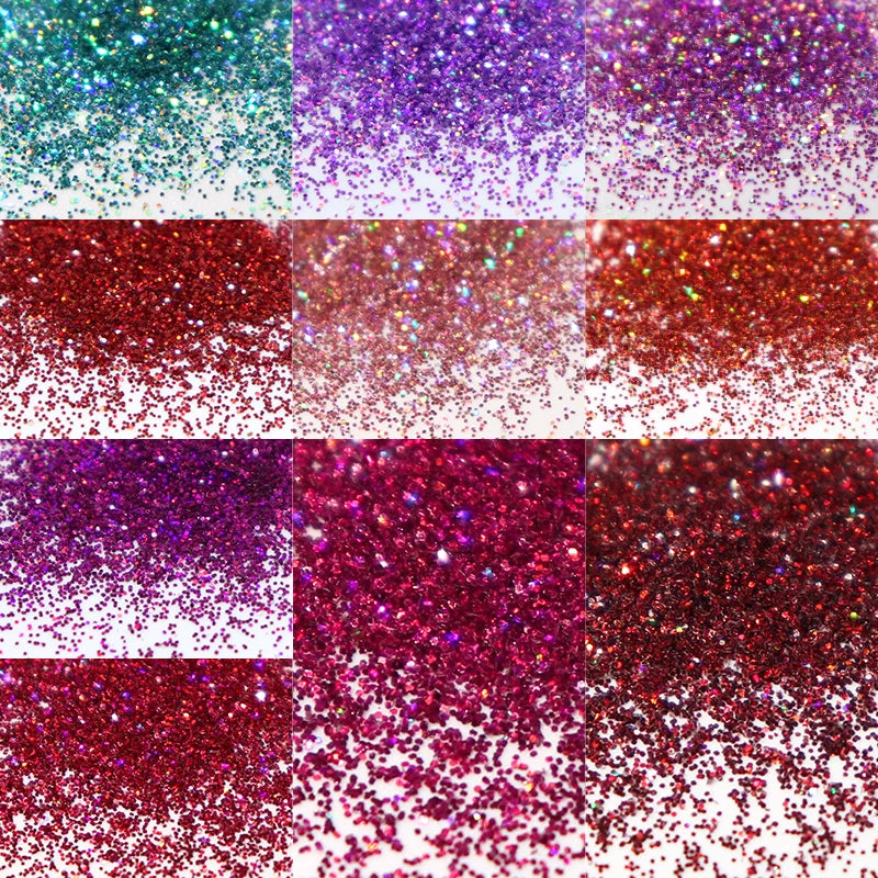 10G Chameleons Shiny Resin Pigment Holographic Colorful Glitter Powder Silicone Mold for Epoxy Resin DIY Jewelry Earrings Crafts