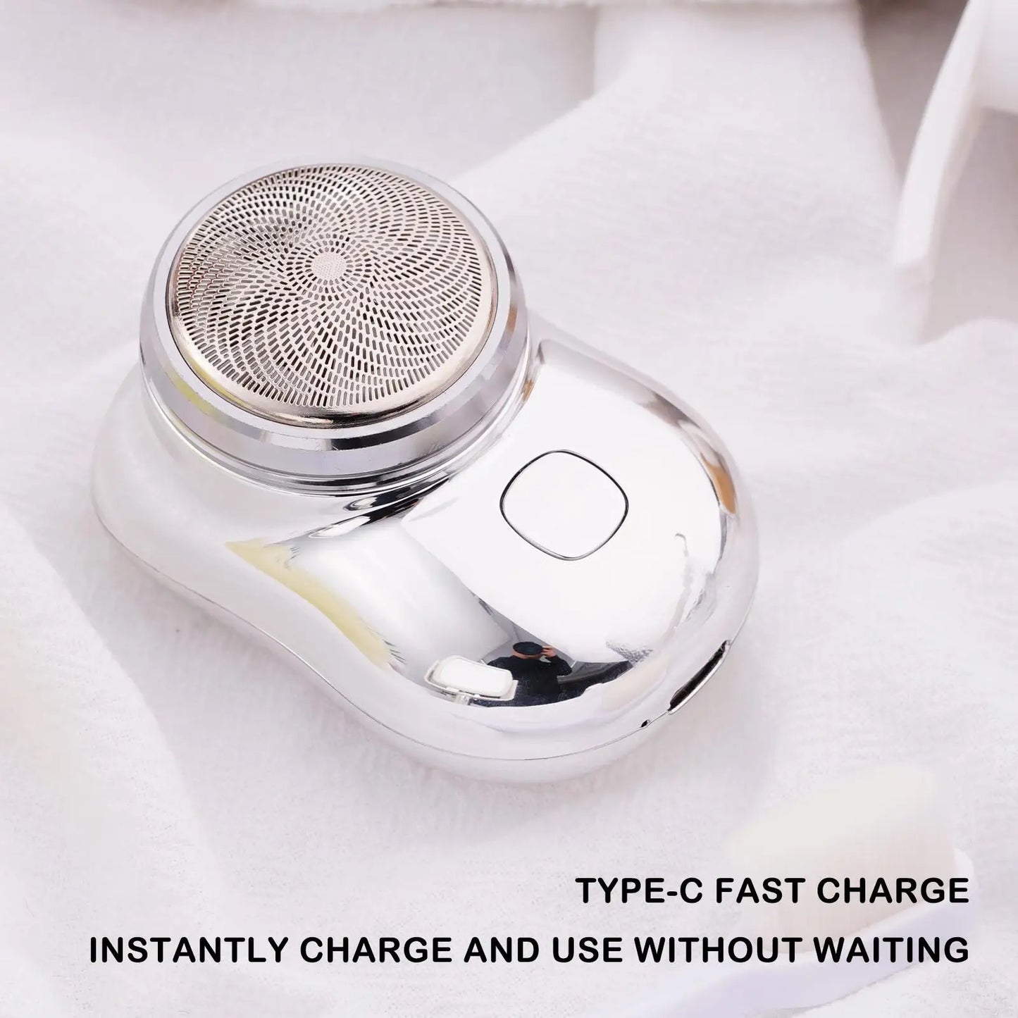 Mini Portable Electric Shaver IPX7 Waterproof Wet Dry Double Use Type-c Fast Charging Pocket Beard Trimmer Easy Use For Travel