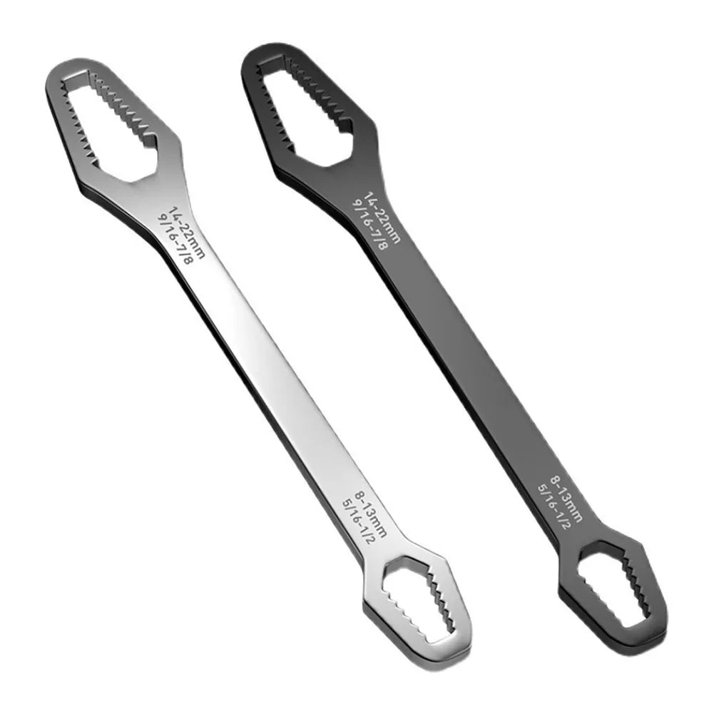 Multifunctional Wrench 8-22mm Universal Torx Wrench Self-tightening Adjustable Double-head Torx Spanner Hand Tools for Factory