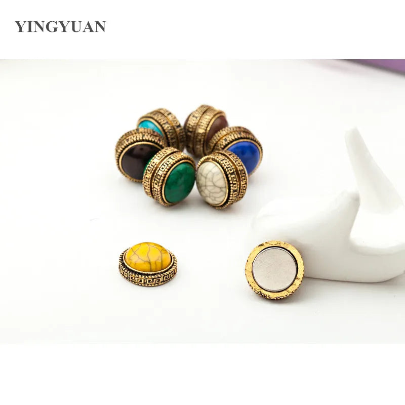 Xt46 Fashion Crack safety Magnet Brooch Of Muslim Hijab without hole Headwear Scarf Clips