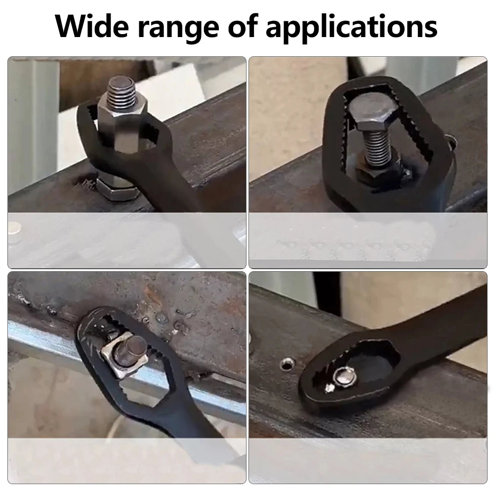 Multifunctional Wrench 8-22mm Universal Torx Wrench Self-tightening Adjustable Double-head Torx Spanner Hand Tools for Factory