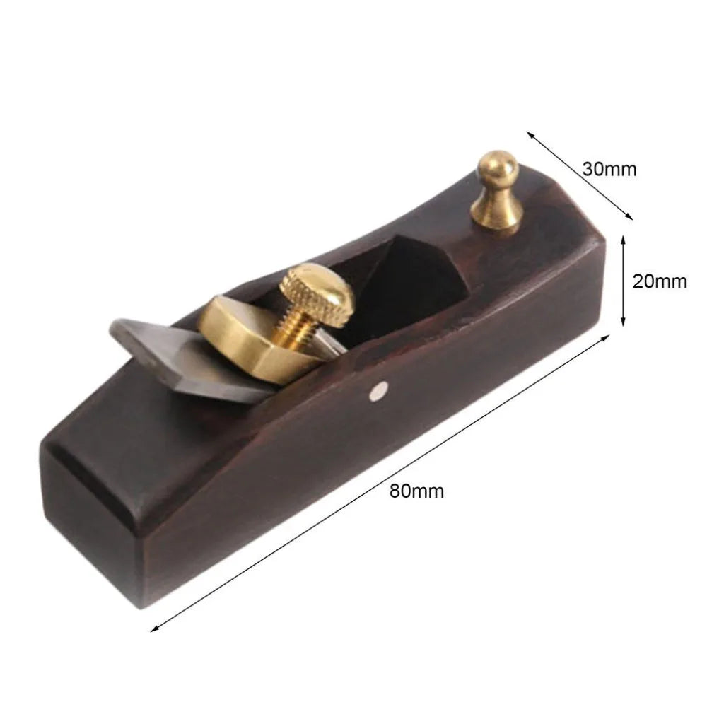 Mini Woodworking Planer Knife Trimming Tool European-style Chamfering Hand Planes Carpenter Ebony High-carbon Steel Wood Planer