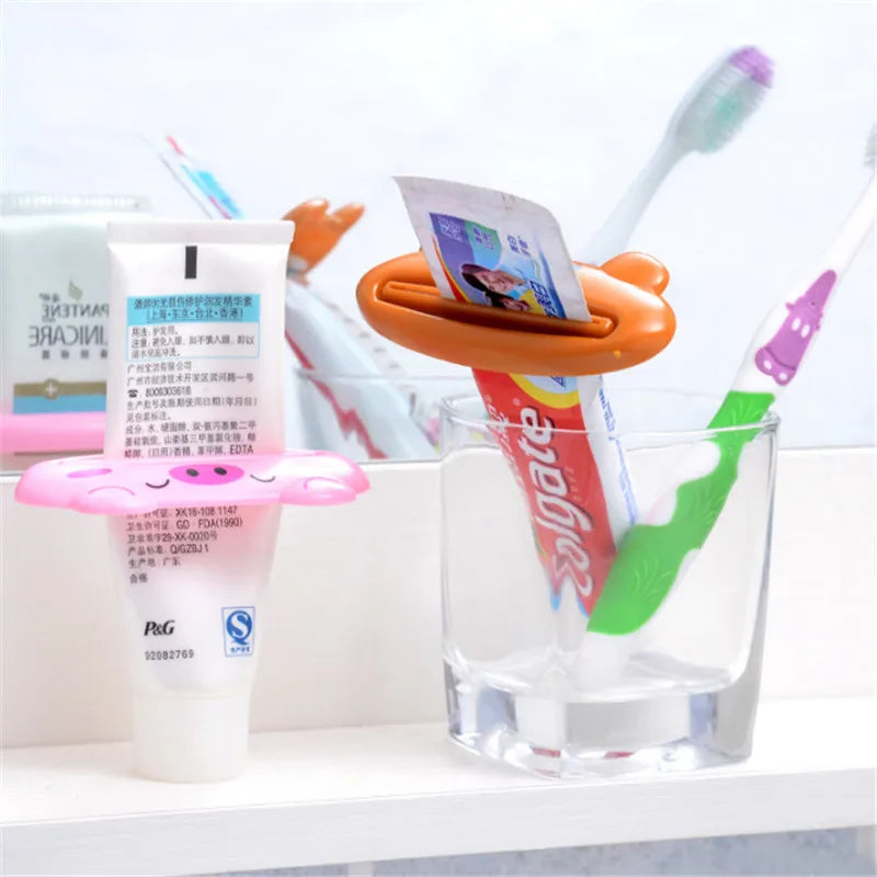 Kitchen Supplies Bathroom Multi-function Tool Cartoon Toothpaste Squeezer Kitchen Gadget Useful Home Tools Bathroom Decoration