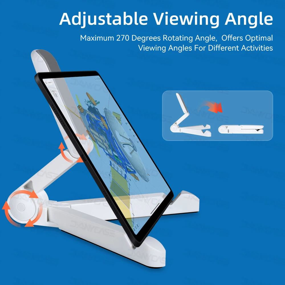 Folding Universal Tablet Stand Lazy Pad Support Phone Holder Phone Stand for Samsung Huawei Xiaomi IPhone IPad 10.2 9.7