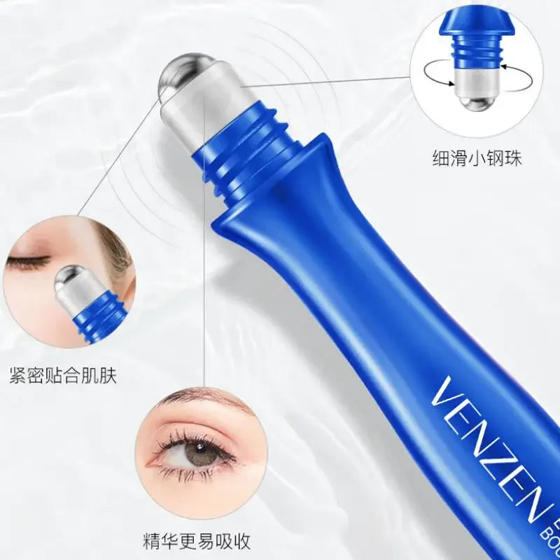 Hyaluronic Acid Roll-on Eye Serum Moisturizing Eye Cream Firming Anti Wrinkle Anti-Dark Circle Remove Puffiness Bags Eye Care
