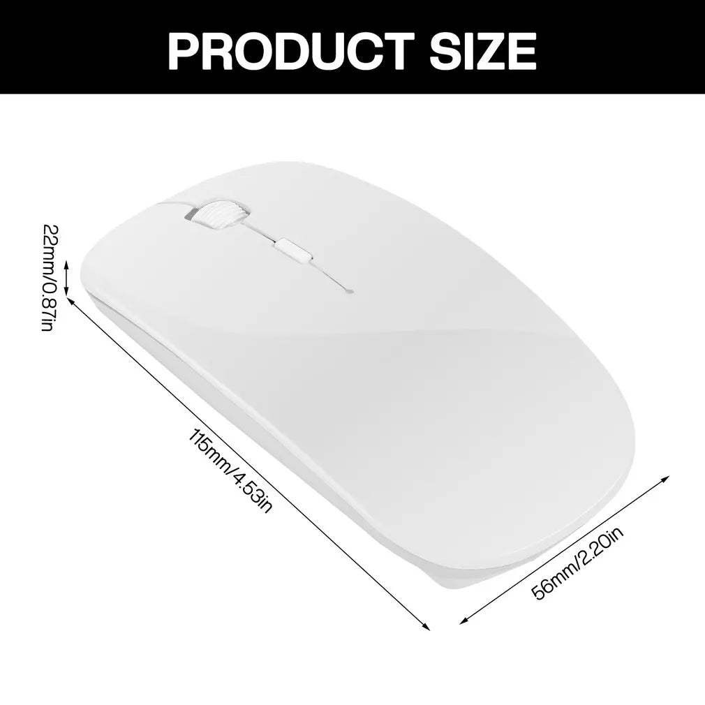2022 New Portable Ultra Thin Optical Mouse Wireless Mouse 3 Adjustable DPI 2.4G Wireless Mice Receiver For PC Laptop Notebook