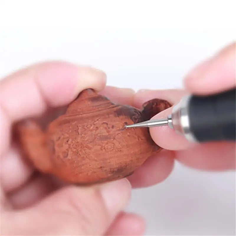 6pcs Microcarving Knife 2.35mm Diameter Burs Tungsten Steel Engraving Cutter Olive Core Carving Cutter Engraving Machine Set