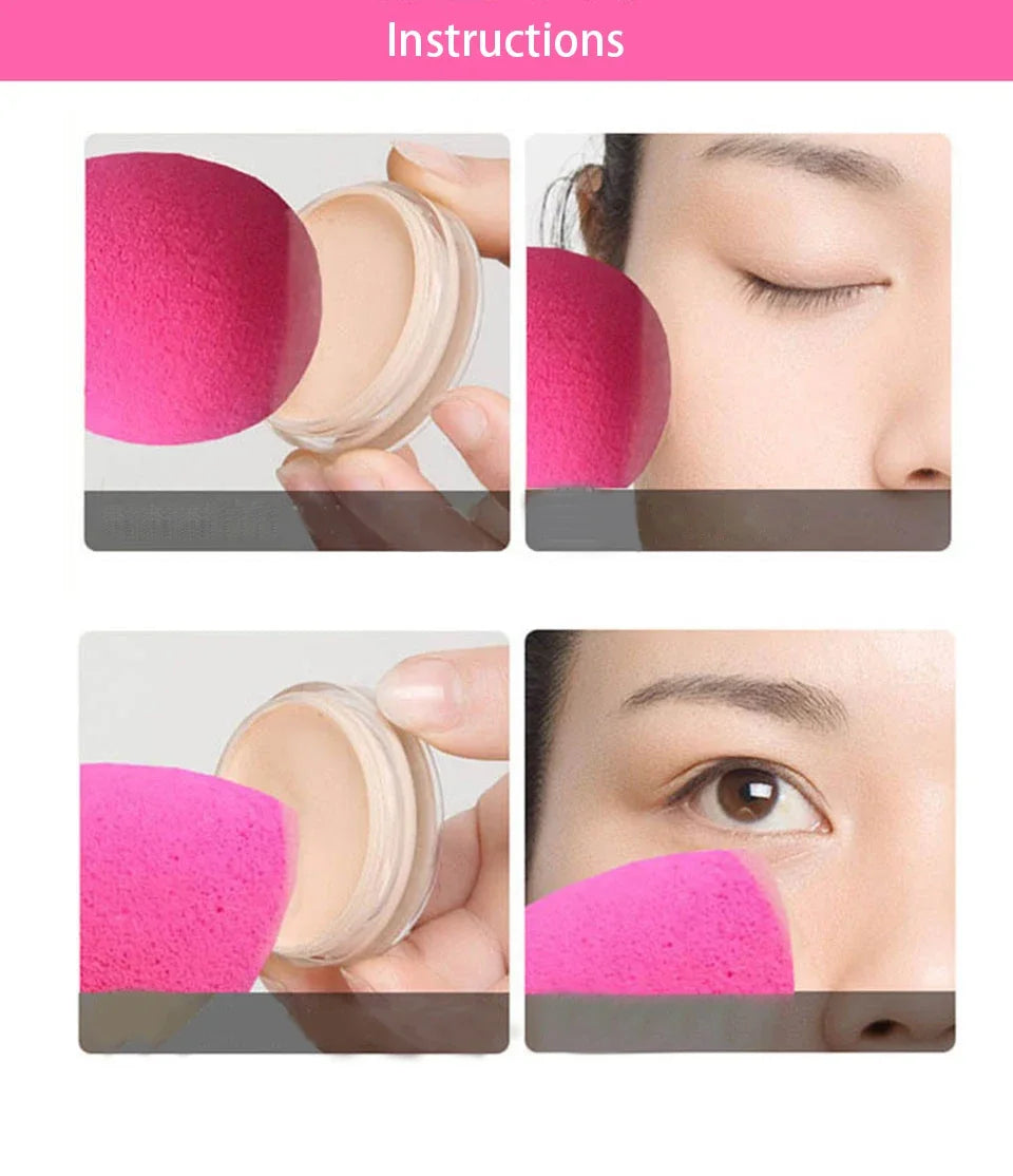 Water Drop Shape Cosmetic Puff Makeup Sponge Cosmetics Powder Foundation Concealer Cream Make Up Blender Face Foundation 1pcs