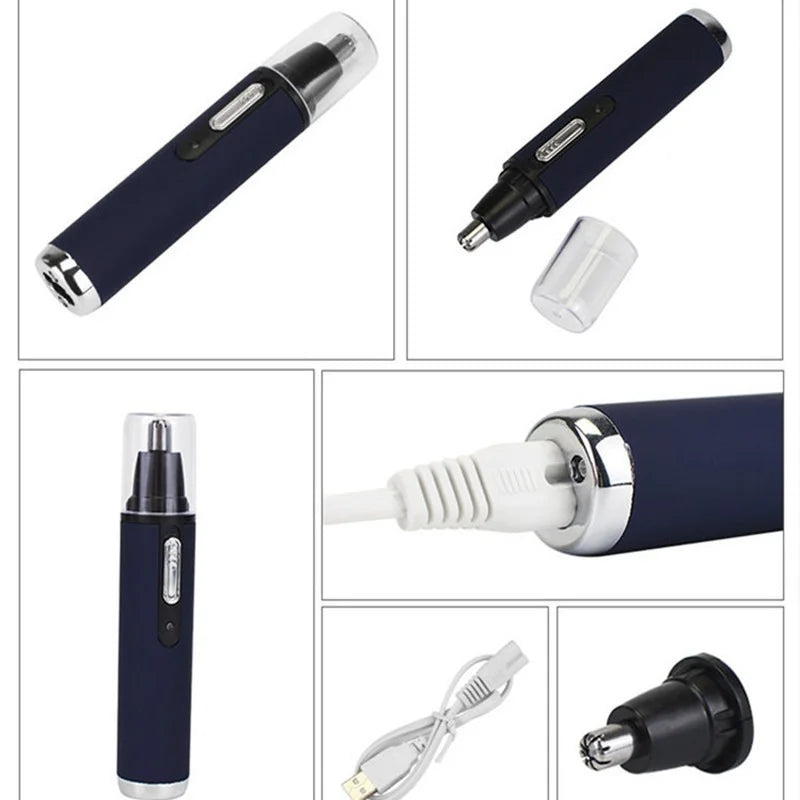 Electric Nose Hair Trimmer Removal Multifunctional Rechargeable Ear Hair Removal Shaver Face Neat Clean Trimmer Razor Care Tool