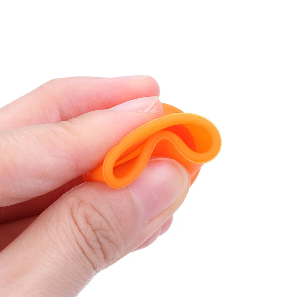 Silicone world 1 Set Silicone Finger Protector With Blade Fruits Vegetable Thumb Knife Finger Guard Kitchen Gadgets Accessories