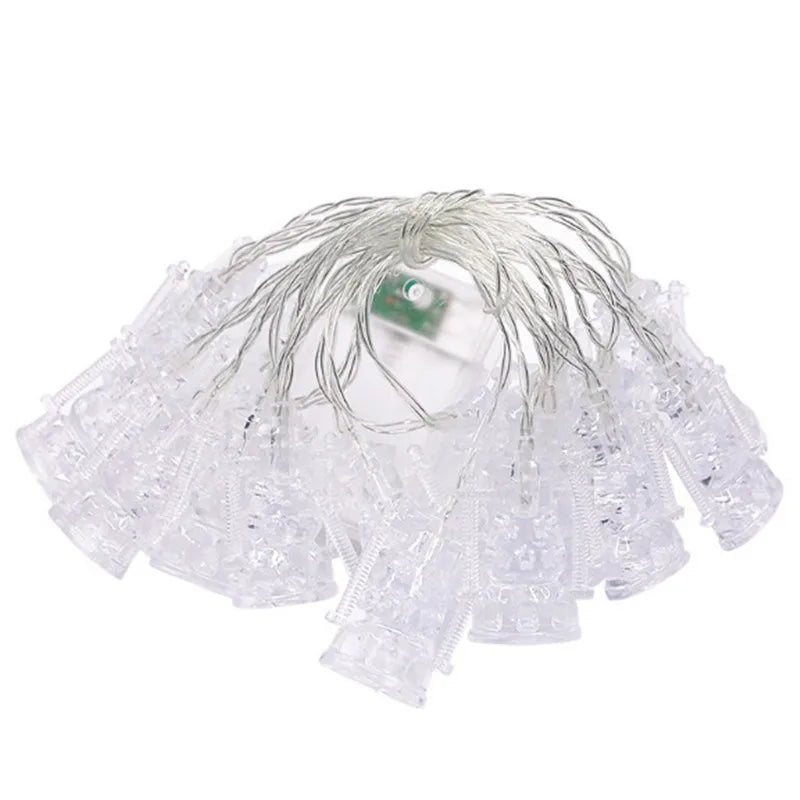 LED Muslim Lights Moon Star Hanging Pendant Ramadan Decorations 2024 EID Mubarak Decor for Home Islam Party Supplies EID Kareem