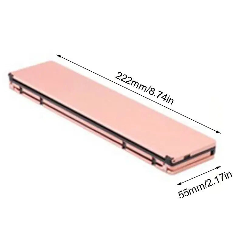 Foldable Rechargeable Keyboard Mini Wireless Bluetooth-compatible Keyboards Aluminum Alloy Portable Travel Office Home