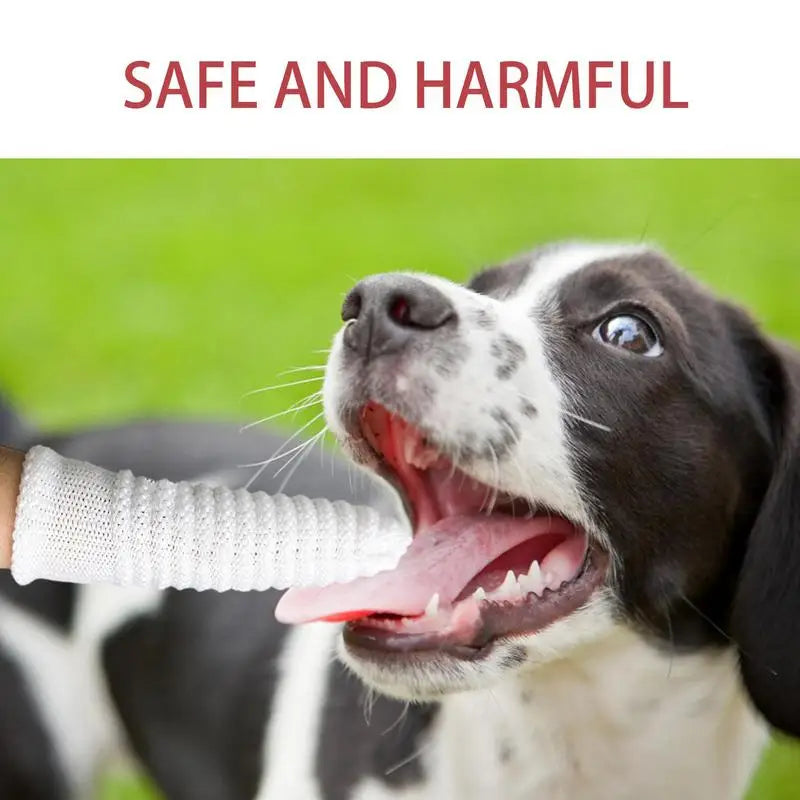 Soft Finger Dog Toothbrush Soft Pet Finger Toothbrush Dog Brush Bad Breath Teeth Care Tool Dog Cat Cleaning Pet Supplies