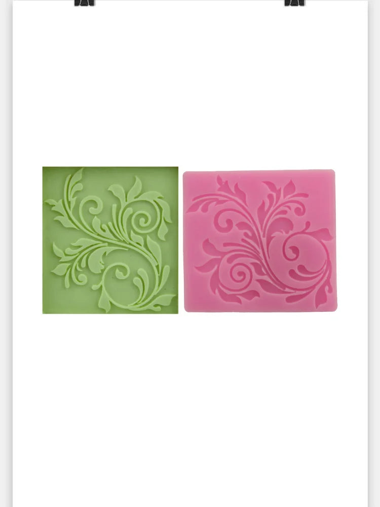 lace Silicone Impressing Mold Mat Fondant Cake Sugar Mould cooking tools Flower Decorating Tools