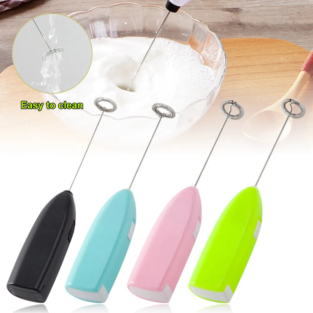 Rotary Egg Beater Electric Handheld Rotary Egg Whisk Blender Easy Whisk Egg Mixer Stirrer for Milk Coffee Frother Cooking Tools