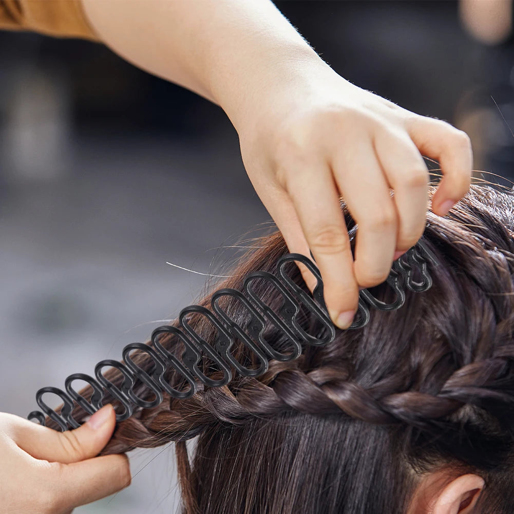 DIY Women Hair Braiding Tool Girls Centipede Braider Magic Centipede Braid Weave Braider Roller Hair Accessories Braiding Tools