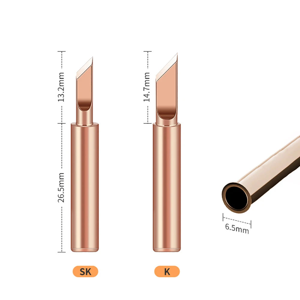 Lead-free Soldering Iron Tip 900M-T Soldering Tips Pure Copper Lead-free For Soldering Rework Station Soldering Welding Tool Bit