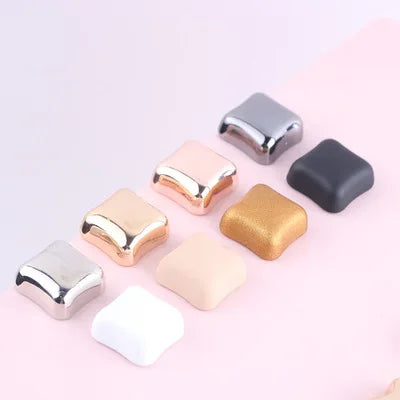 1PC Safe Hijab Brooch Strong Metal Plating Magnetic Hijab Clip Luxury Accessory No Hole Pins Brooches Magnet for Muslim Scarf