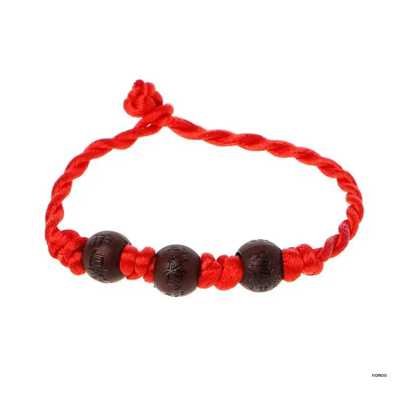 Amulet Red Rope Lucky Bracelet Ethnic Red Rope Bracelet Hand-woven Bracelet Jewelry Accessories for Friendship