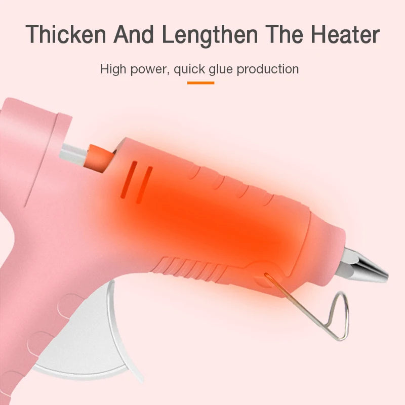 YLONGDAO 20/70W Hot Melt Glue Gun with 7mm Glue Sticks Mini Industrial Guns Heat Temperature Thermo Electric Repair Tool