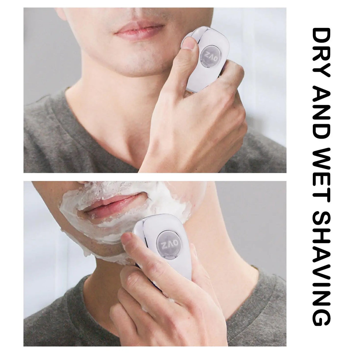 Mini Portable Electric Shaver IPX7 Waterproof Wet Dry Double Use Type-c Fast Charging Pocket Beard Trimmer Easy Use For Travel