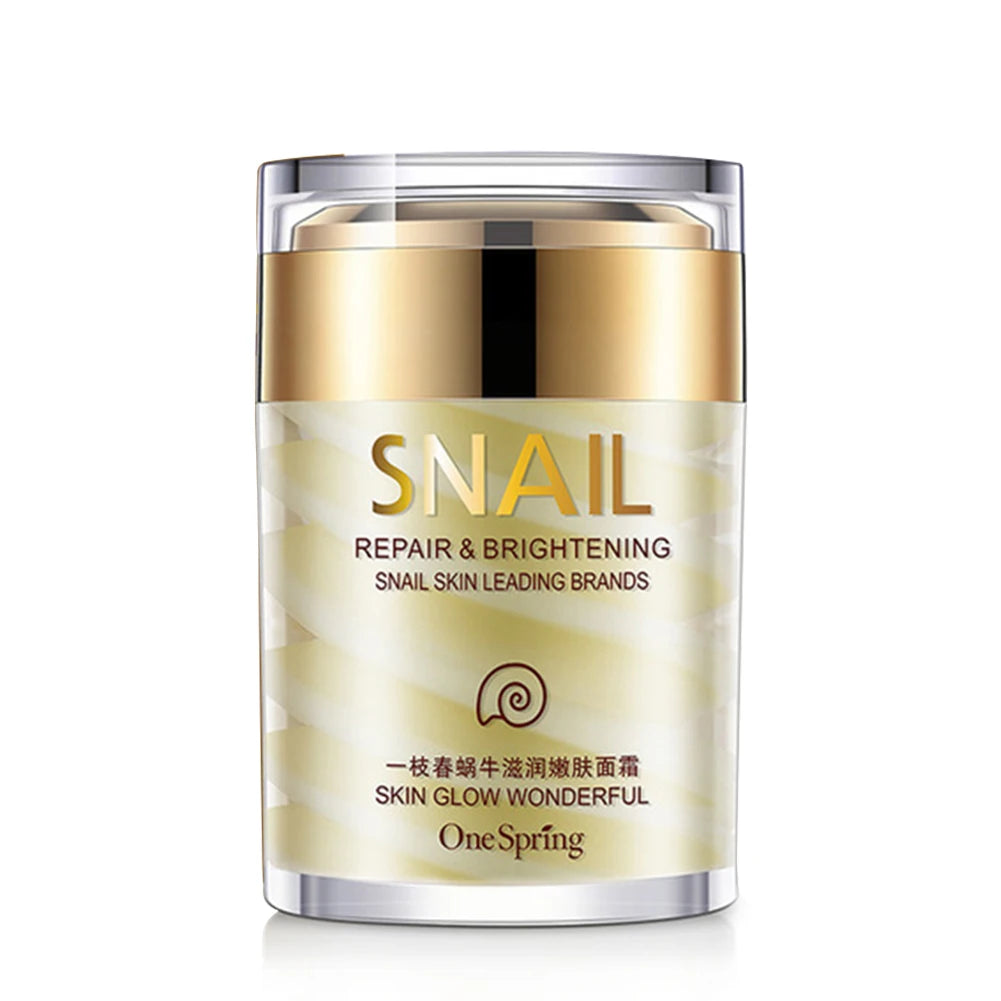 60g Natural Snail Cream Facial Moisturizer Face Cream Whitening Ageless Anti Wrinkles Lifting Facial Firming Skin Care