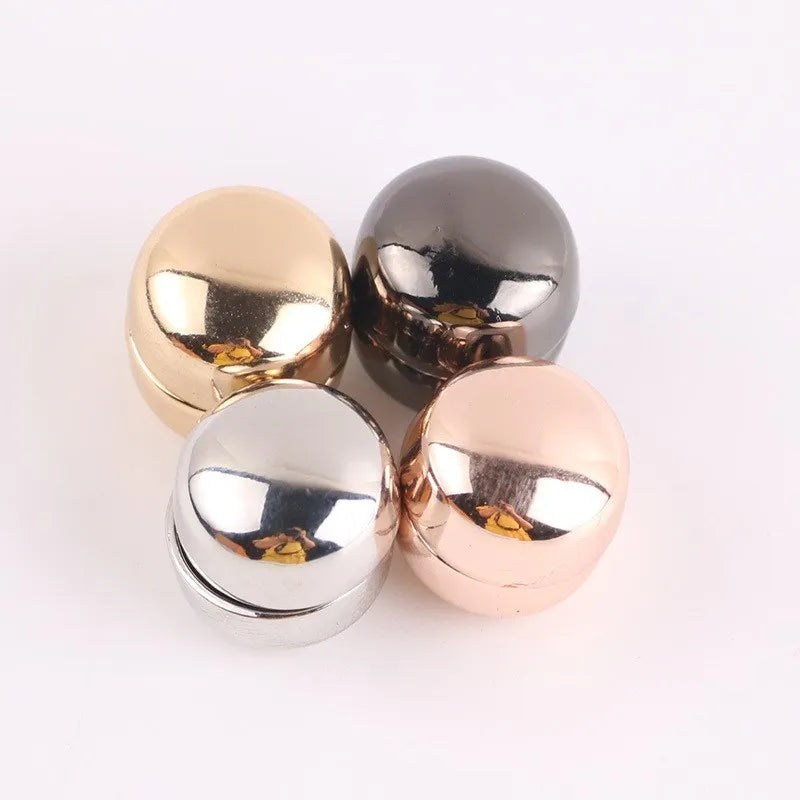 1PC Safe Hijab Brooch Strong Metal Plating Magnetic Hijab Clip Luxury Accessory No Hole Pins Brooches Magnet for Muslim Scarf