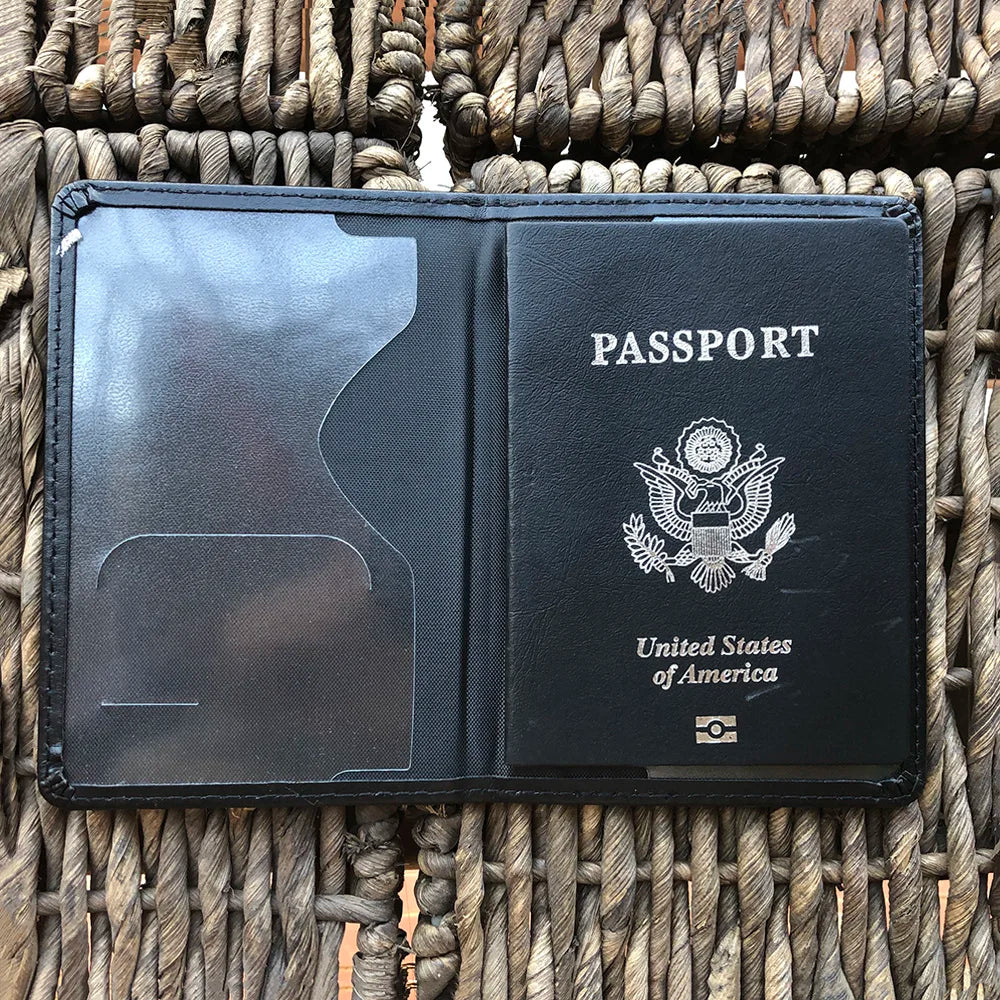 Travel Passport Cover USA women Cute Pink Personalized Passport Holder designer Travel Passport Case Pouch