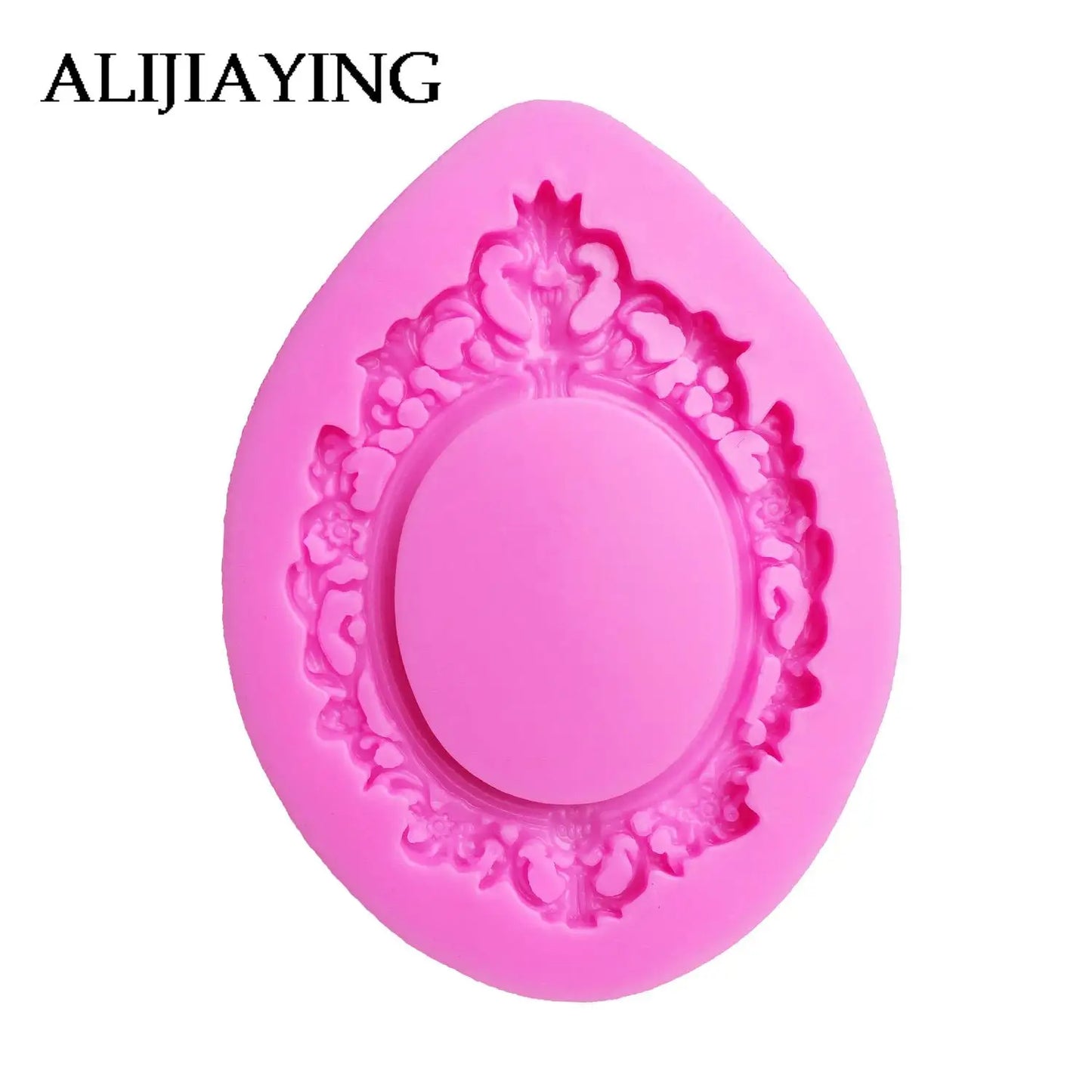 M0611 Frame silicone mold fondant mould cake decorating tools chocolate gumpaste molds