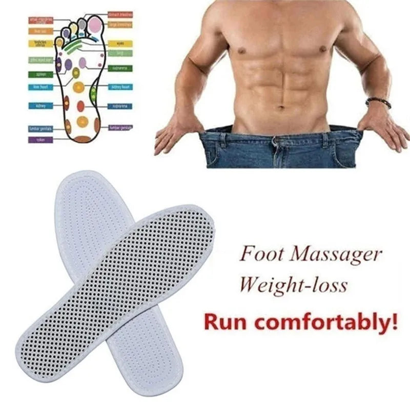 Magnetic Therapy Silicone Insoles Transparent Weight Loss Slimming Insole Massage Foot Care Shoe Pad Wholesale Dropshipping Sole