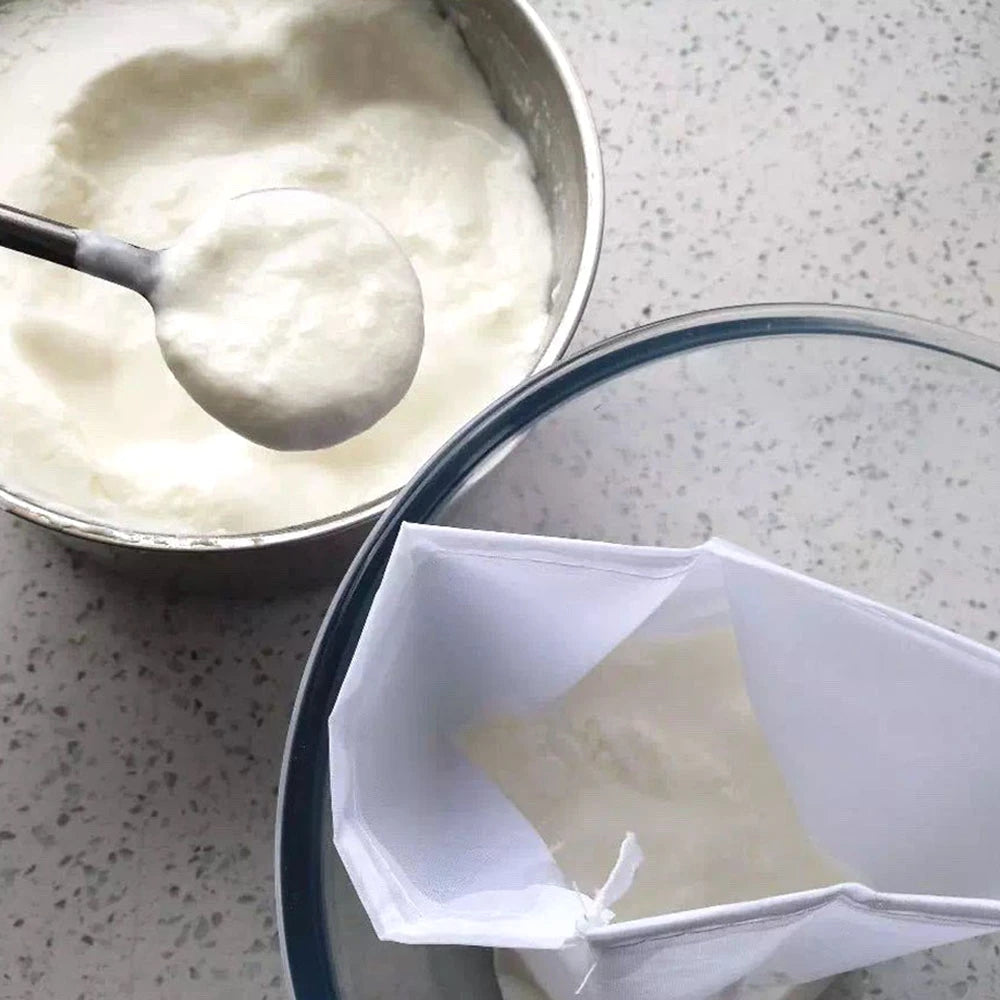 60-500Mesh Food Grade Nylon Filter Bag Nut Milk Tea Fruit Coffee Wine Mesh Net Sieve Strainer Reused Kitchen Filter Fabric Bags