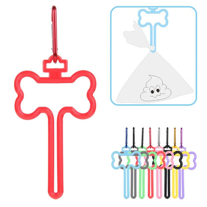 Hands Free Dog Poop Bag Holder Waste Bag Carrier Clip for Leash Easy Use Doggy Leash Bag Carrier Walking The Dog Easily Y5GB