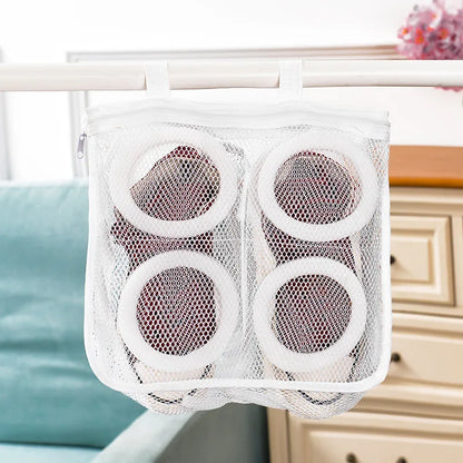 Laundry Shoes bag Protective Underwear Bra Mesh Wash Organizer storage bag  Home Washing Dry Shoe Zipper Laundry Bags 3 Colors