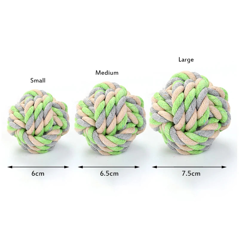 New Dog Rope Interactive Toys Kit Tough Strong Knot Ball Pet Puppy Cotton Tooth Cleaner Playing Training Chew Toy Dog Supplies