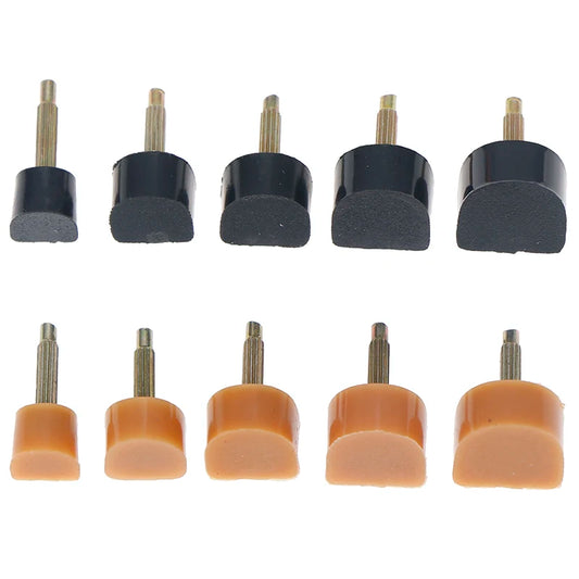 10pcs Women Shoes High Heel Repair Tips Pins High Heel Tips Taps Dowel Lifts Replacement Heel Stoppers Protect 5pairs