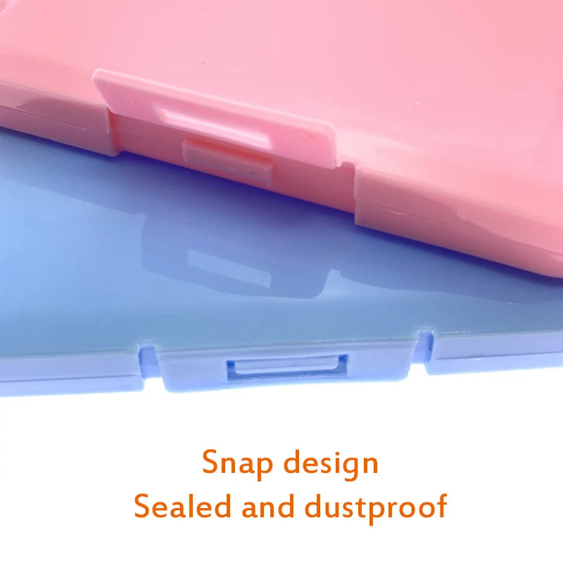 1pc Portable Moisture-Proof Dustproof Face Shield Mask Storage Box Disposable Face Nose Cover Organizer Holder Mask Storage Case