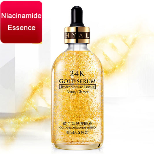LAIKOU 24k Gold Face Serum Whitening Essence Cream Hyaluronic Acid Serum Moisturizer Day Creams Anti Aging Anti Wrinkle SkinCare