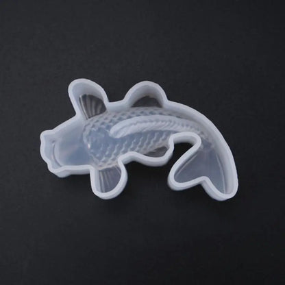 Silicone Mold Fish Shape Mini Transparent Decorative Epoxy Resin Moulds for DIY Necklace Earrings Jewelry Making Supply