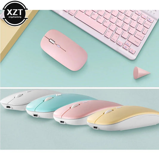 Wireless Mouse Rechargeable RGB Bluetooth Mouse For Laptop Wireless Computer Silent Mouse Led Ergonomic PC Macbook Gaming Mouse