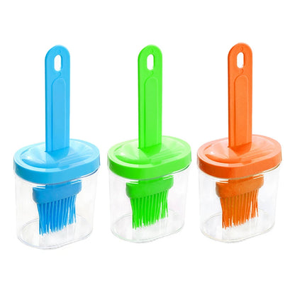 High Temperature Resistant Silicone Bottle Brush Portable Barbecue Oil Brush Household Baking Oil Brush Pancake Brush Oil Tool