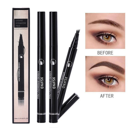 4/5 Fork Eyebrow Pencil  Microblading Eyebrow Tattoo Pen Fine Sketch Liquid Eye Brow Tint Dye Pencil Eyebrows Make Up TSLM1