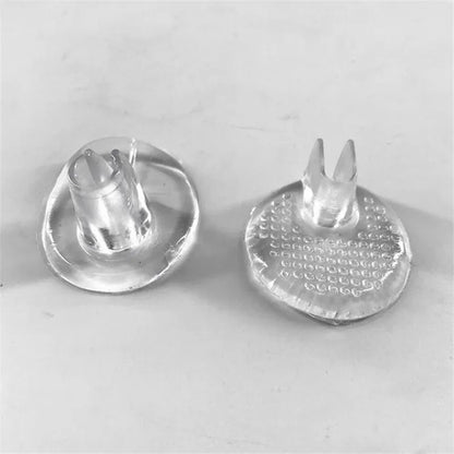 1 Pair Transparent Gel Shoes Inserts shoe-pad Cushion Flip Flop Sandals Toe Separator Massage Shoe Insole Cushion dropship