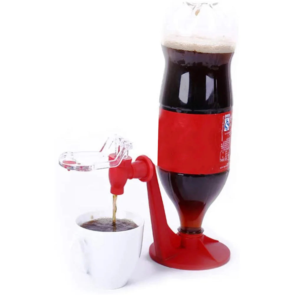 Beverage Drinking Dispense Fountain Soda Coke Bottle Upside Down Drink Inverter Gadget Party Home Bar Accessories