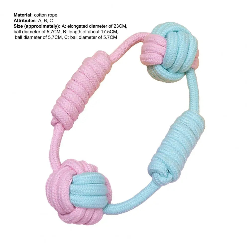 Chew Toys Exquisite Bite Resistant Eco-friendly Pet Braided Rope Ball Toy Pet Dogs Rope Ball Molar Toy Pet Supplies mascotas