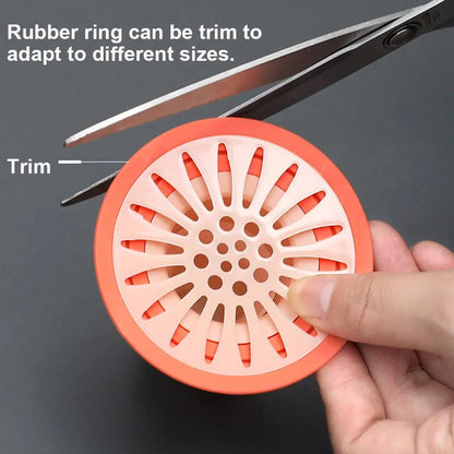 Deodorant Floor Drain Core Silicone Shower Drain Stopper Insectproof Anti-odor Hair Trap Plug Trap Kitchen Bathroom Toilet Sewer